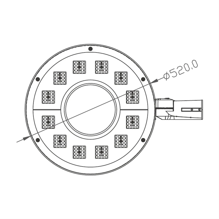 100W Led Garden Light